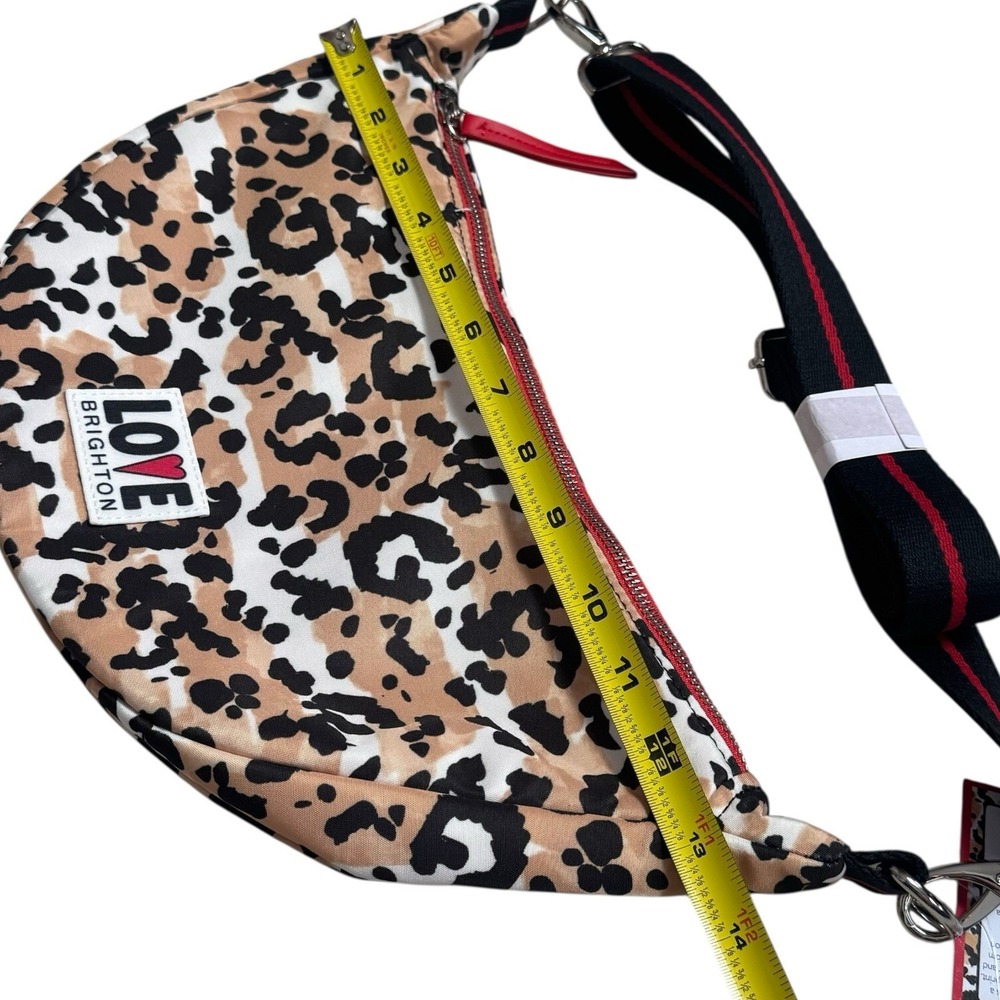 NEW Brighton Spotted Love Swing‎ Bag Leopard Animal Print Travel Chic Luxury - Picture 8 of 9